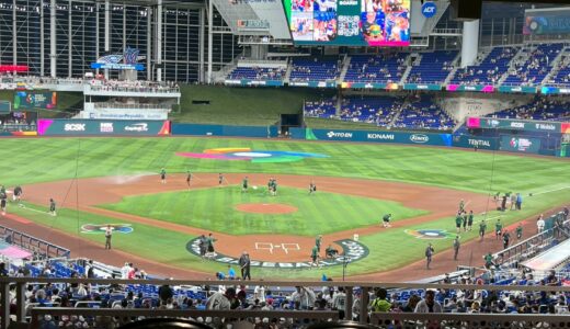 ローンデポパーク(LoanDepot Park)にWBC観に行きました。